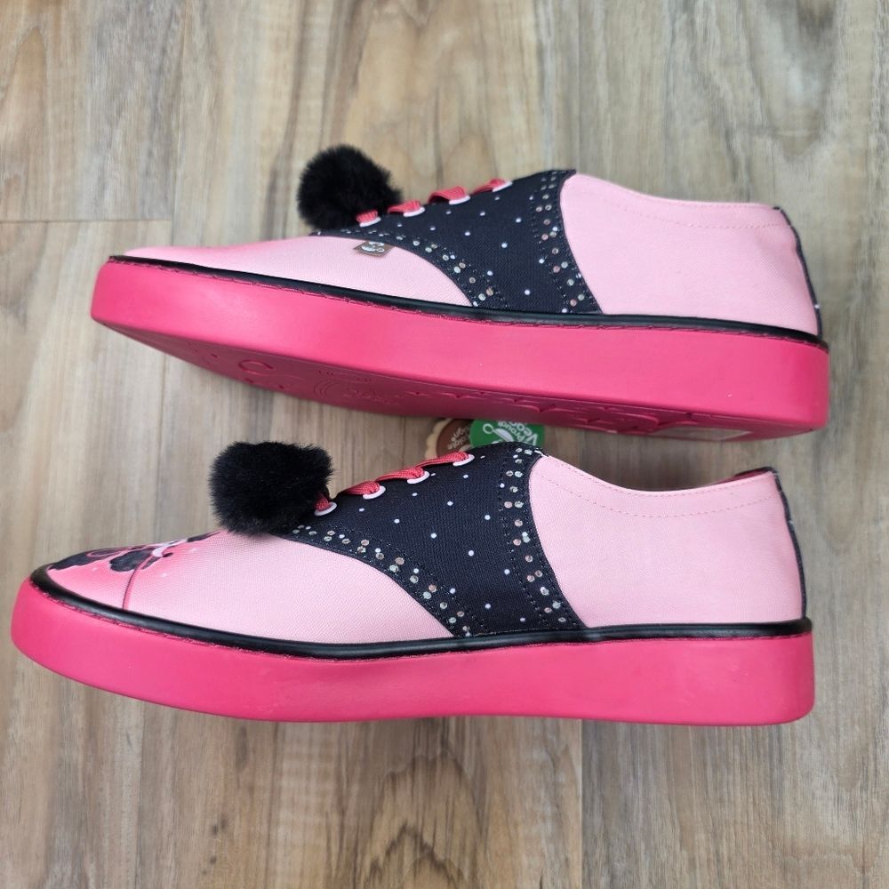 🩵NIB Hot Chocolate Canvas Poodle Perfect Unisex Sneakers Size 8 - Picture 7 of 14